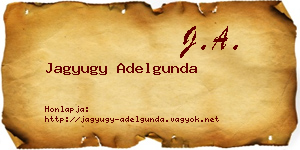 Jagyugy Adelgunda névjegykártya